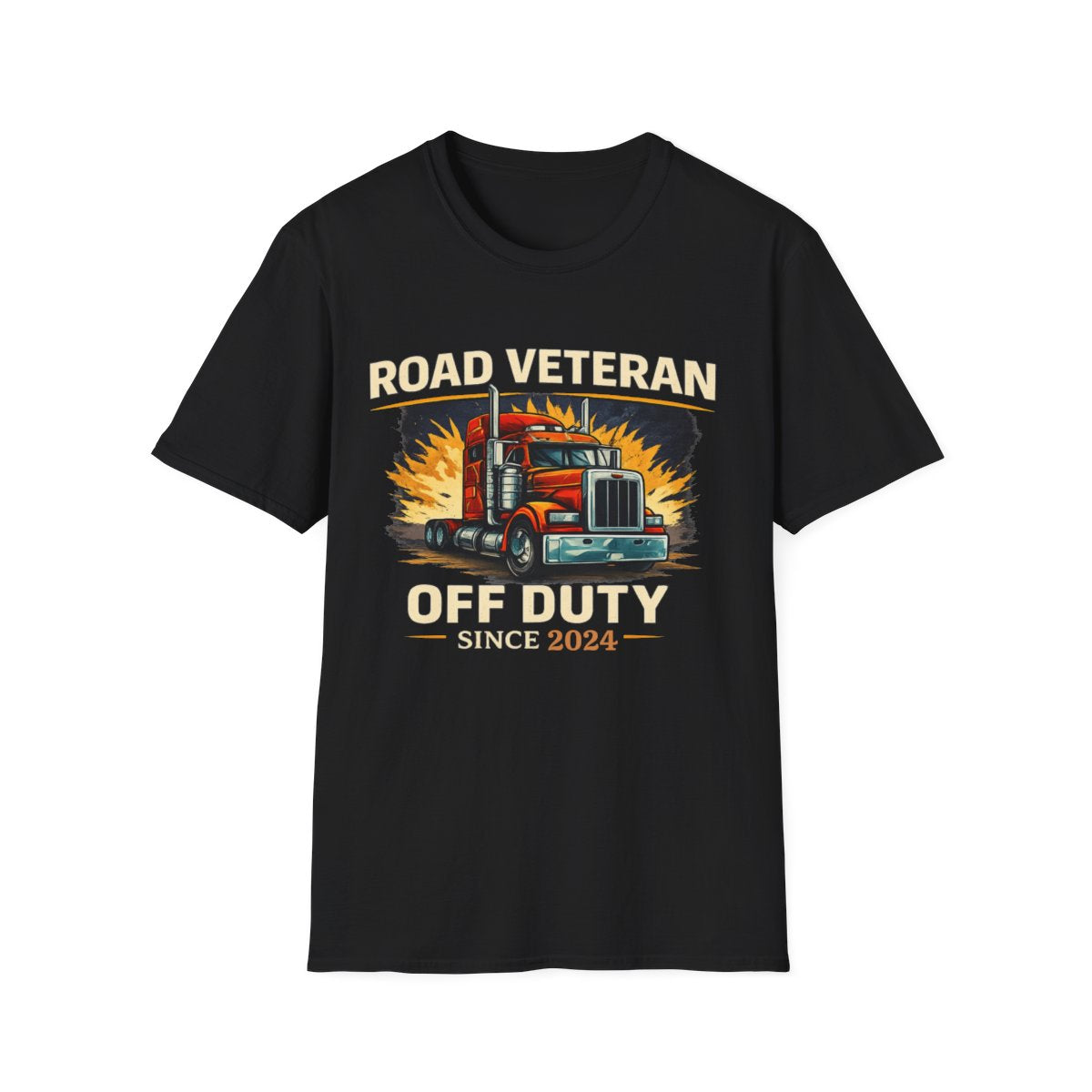 Retired Veteran Trucker T-Shirt