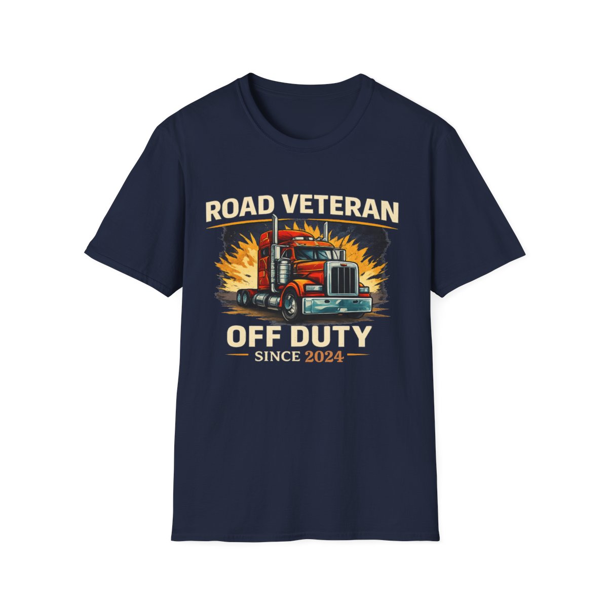 Retired Veteran Trucker T-Shirt