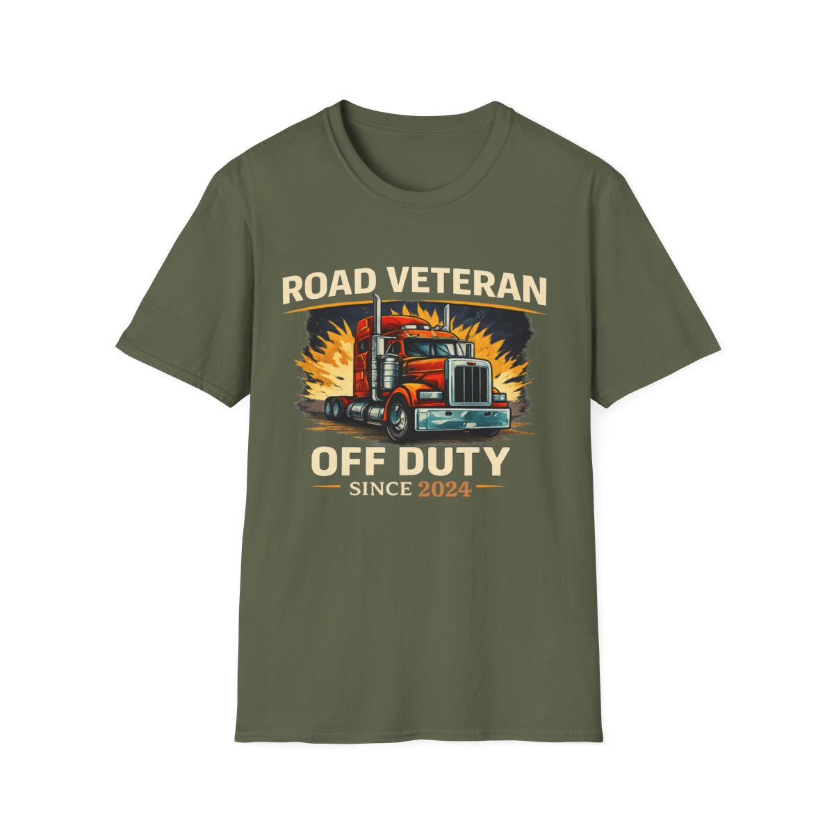 Retired Veteran Trucker T-Shirt